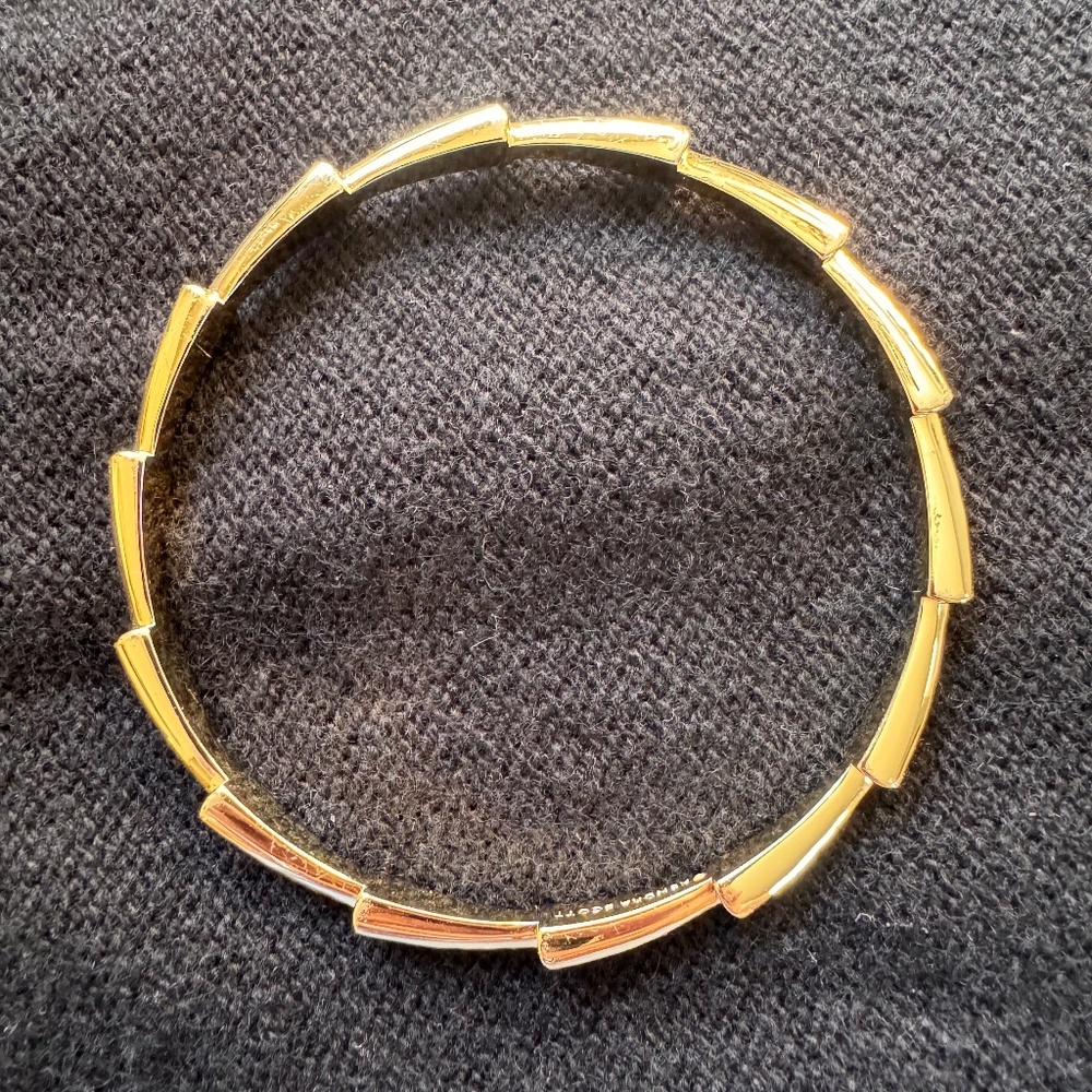 Kendra Scott Bracelet Geometrical All Metal Design Gold